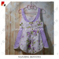 JannyBB new design for purple cotton romper